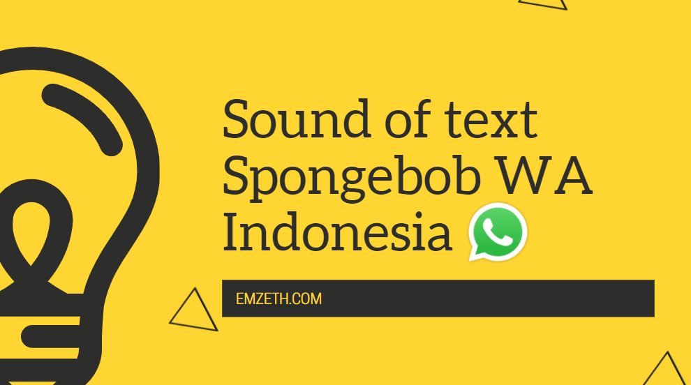 Sound Text Spongebob Indonesia
