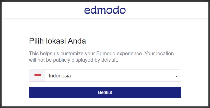 Pilih Lokasi Di Edmodo