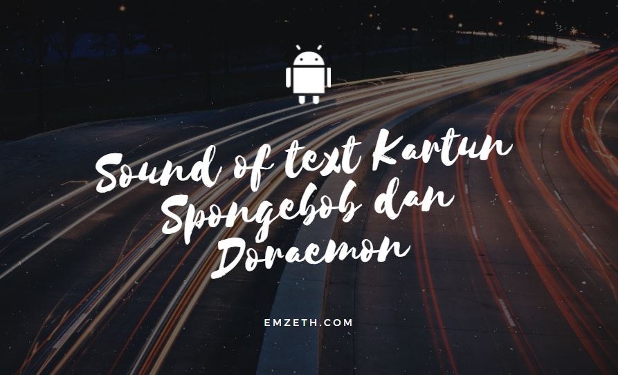 Sound Of Text Kartun Spongebob Dan Doraemon