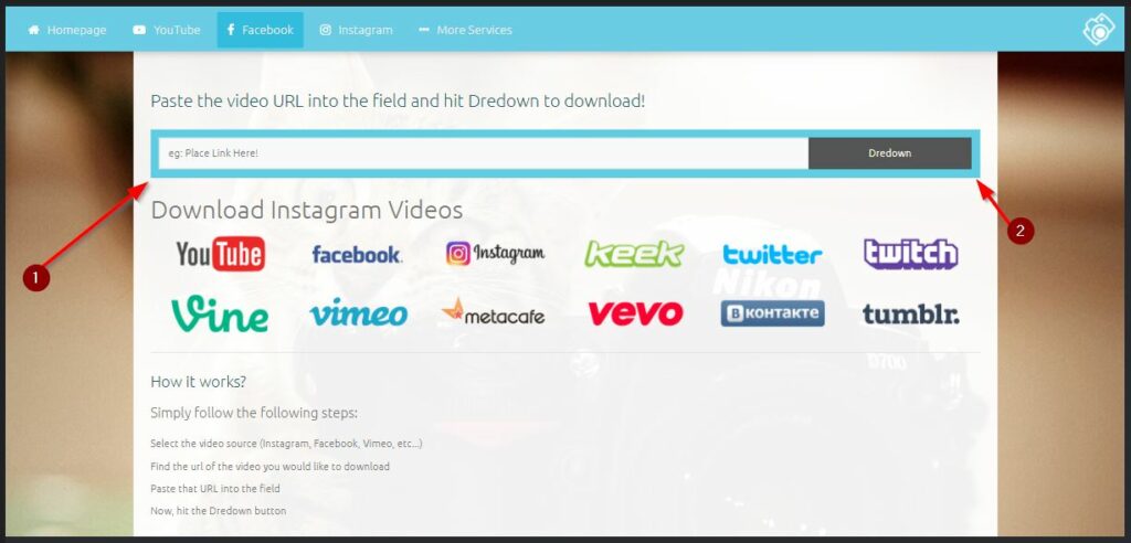 Cara Download Video Fb Dengan Dredown Tanpa Aplikasi
