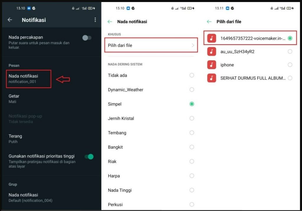 Ubah Nada Dering Wa Android Dengan File Mp3 Baru