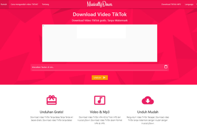 Cara Pakai Musical Down, Download Video Tiktok Tanpa Watermark Dan Ubah Jadi Lagu 1
