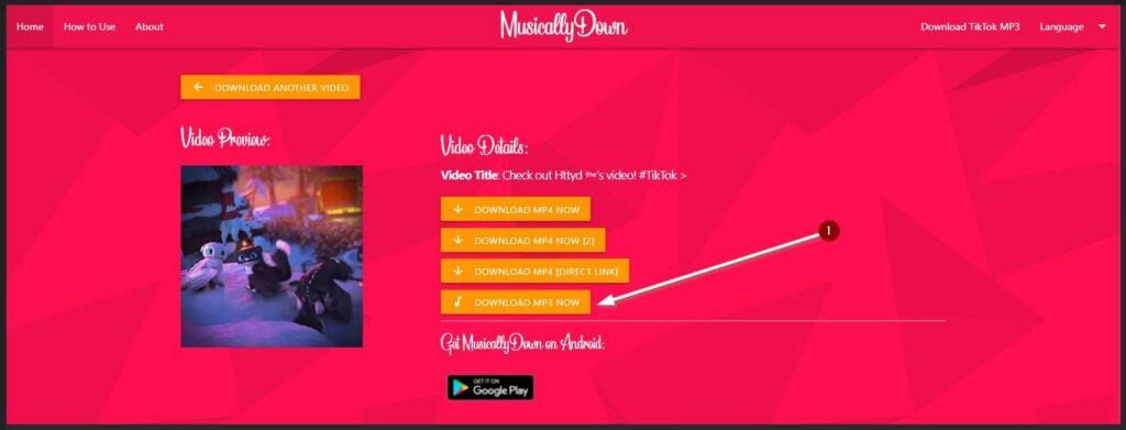 Cara Pakai Musical Down, Download Video Tiktok Tanpa Watermark Dan Ubah Jadi Lagu 3